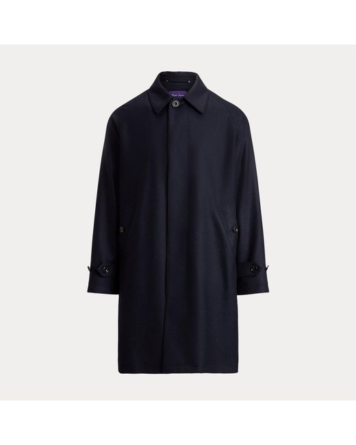 Ralph Lauren Black Waldridge Wool-Cashmere Walking Coat for men