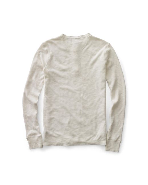rrl waffle henley