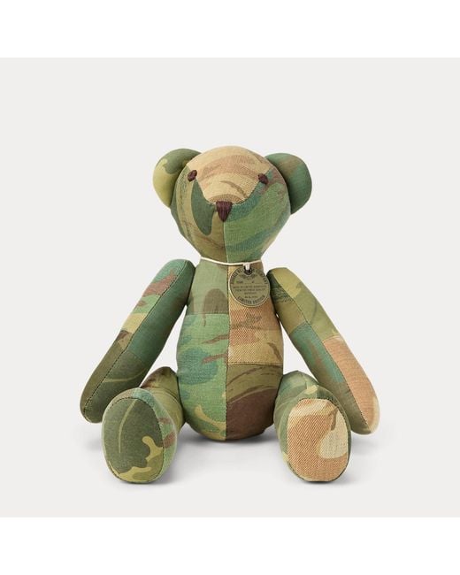 Polo Bear De Edición Limitada RRL de hombre de color Green