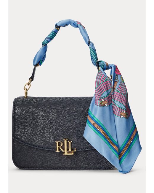 Borsa a tracolla Madison con foulard di Lauren by Ralph Lauren in Blu | Lyst