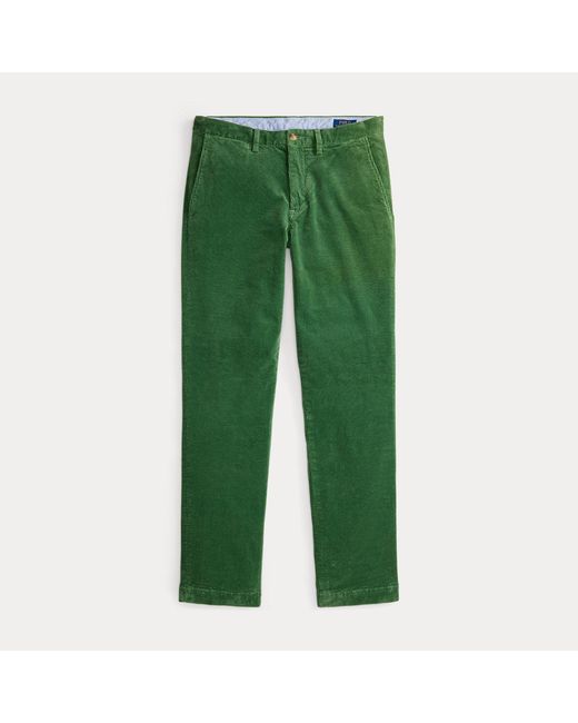 Polo Ralph Lauren Black Bedford Straight Fit Corduroy Trousers for men