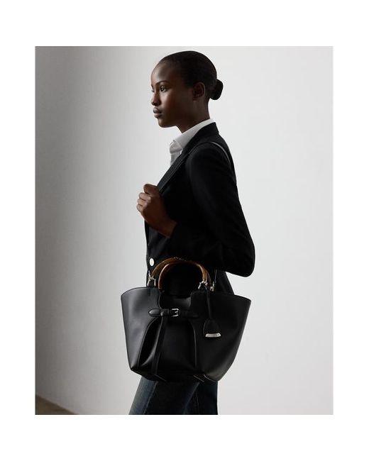 La tote Ralph Lauren in vitello di Ralph Lauren in Black