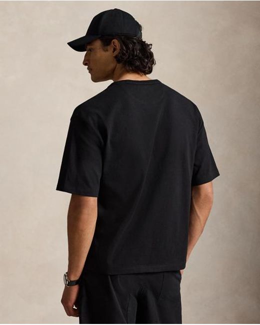 Polo Ralph Lauren Black Relaxed Fit Jersey Crewneck T-Shirt for men