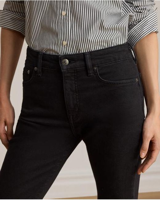 Ralph Lauren Black High-Rise Skinny Jean