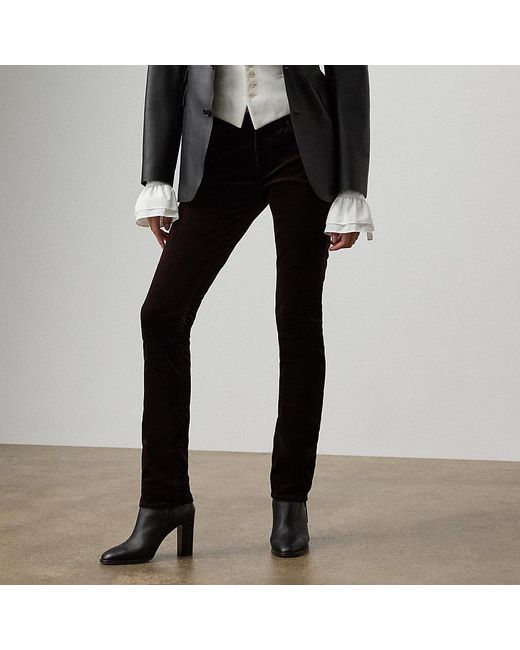 Pantaloni Seth in velluto stretch di Ralph Lauren in Black