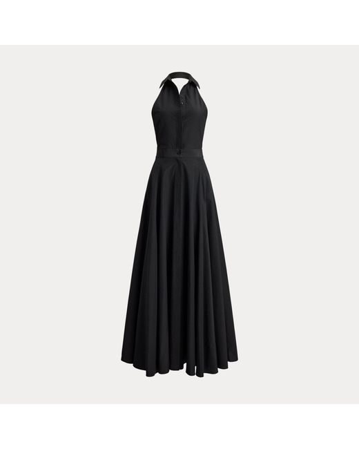 Ralph Lauren Black Eldred Poplin Day Dress