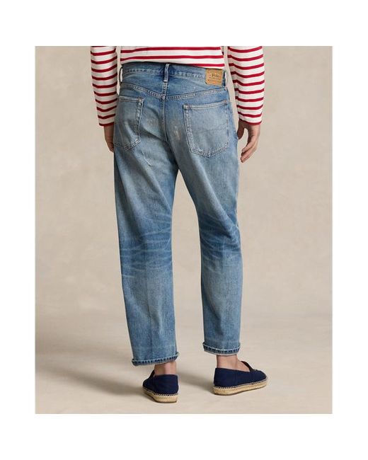 Ralph Lauren Classic-Fit Jeans in Used-Optik in Blue für Herren