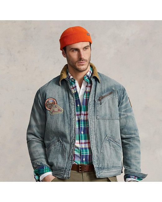 Polo Ralph Lauren Ralph Lauren Denim Full-zip Jacket in Blue for Men | Lyst