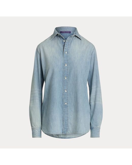 Ralph Lauren Gray Ralph Lauren Adrien Relaxed Fit Cotton Denim Shirt