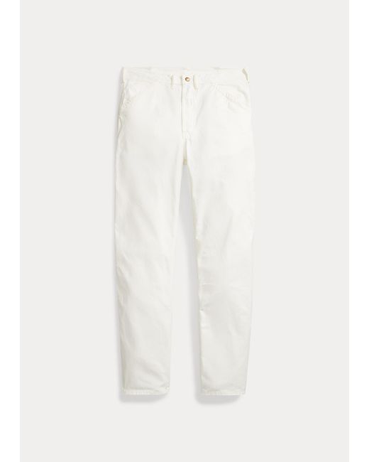 Polo Ralph Lauren Relaxed Fit Twill Carpenter Jean in White for Men ...