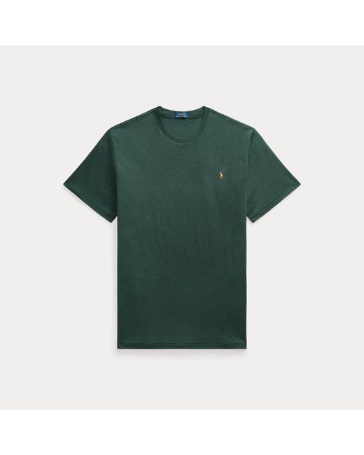 Polo Ralph Lauren Green Soft Cotton Crewneck T-Shirt for men