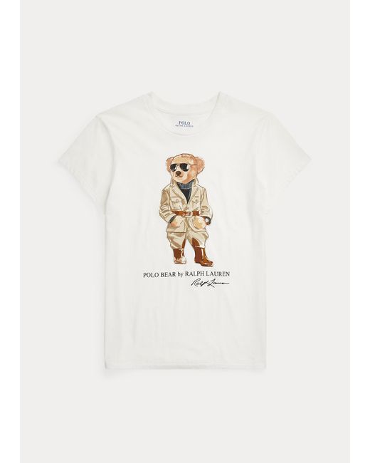 Polo Ralph Lauren T-Shirt mit Safari Polo Bear | Lyst DE