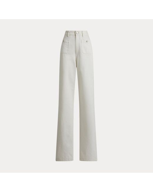 Ralph Lauren Black Dylon Wide-Leg Jean