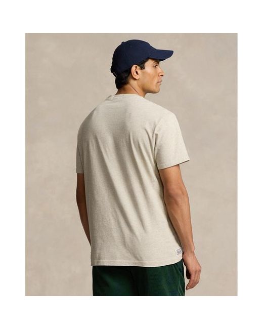 Polo Ralph Lauren White Classic Fit Jersey Graphic T-shirt for men