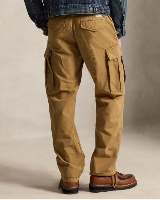 Polo Ralph Lauren Natural Classic Fit Canvas Cargo Trouser for men