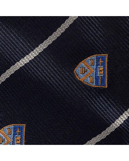 Polo Ralph Lauren Gestreepte Zijden Repp Club Vlinderdas in het Blue voor heren