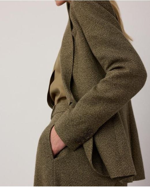 Ralph Lauren Green Parker Broken-Twill Jacket