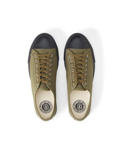 RRL Green Canvas Trainer for men