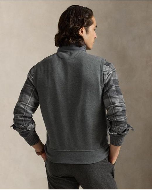 Polo Ralph Lauren Black Hybrid Hooded Gilet for men