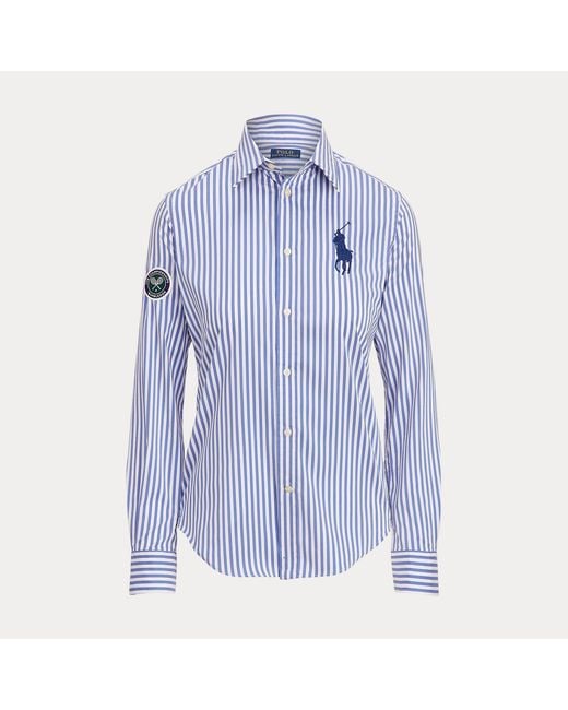 Polo Ralph Lauren Blue Wimbledon Classic Fit Umpire Shirt