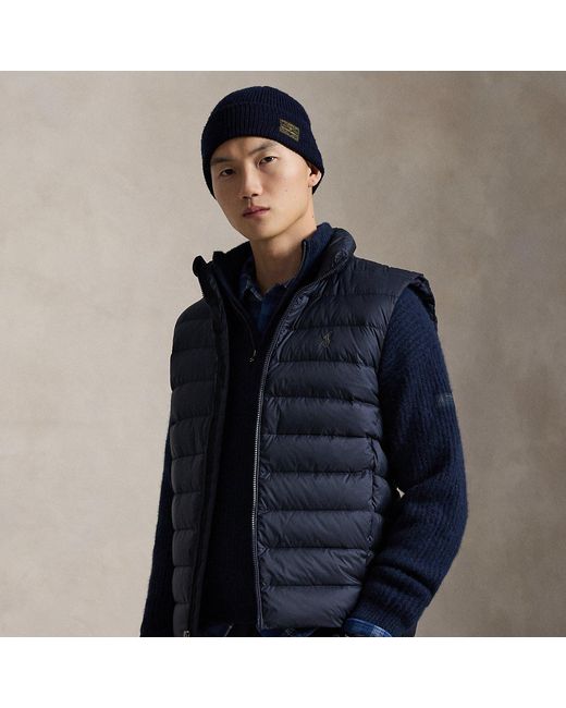 Polo Ralph Lauren Blue The Colden Packable Down Vest for men
