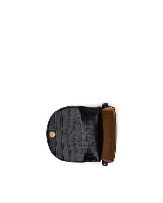 Tracolla Witley media coccodrillo di Ralph Lauren in Black