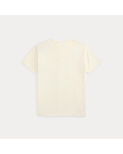 RRL White Truck Jersey T-shirt for men