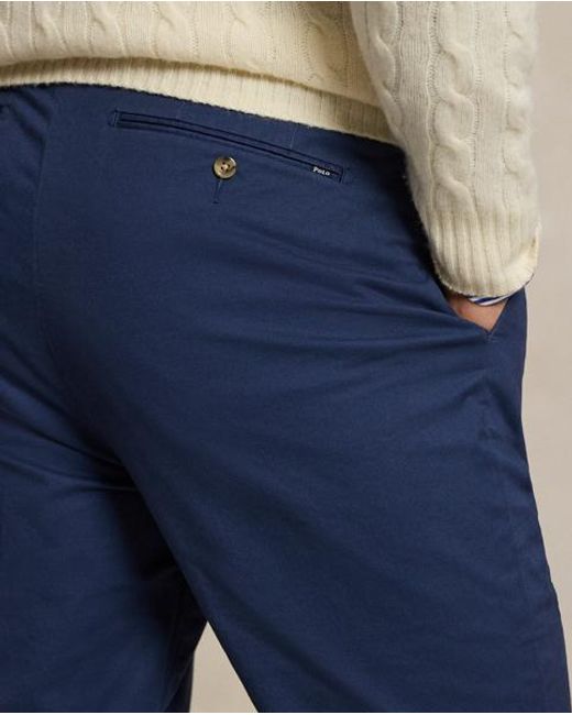 Polo Ralph Lauren Blue Greenwich Classic Fit Chino Trousers for men