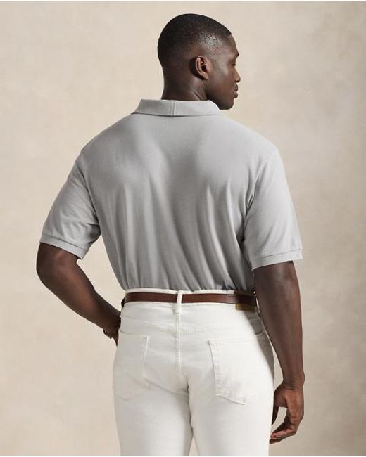 Polo Ralph Lauren Gray The Iconic Mesh Polo Shirt for men