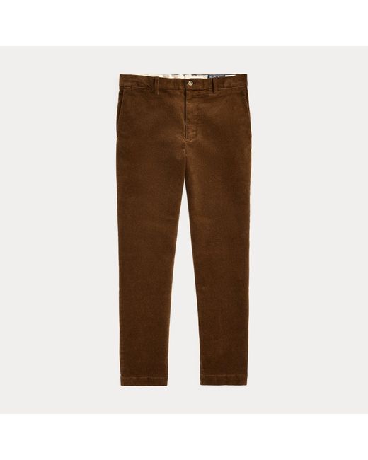 Polo Ralph Lauren Brown Andover Slim Fit Stretch Trousers for men
