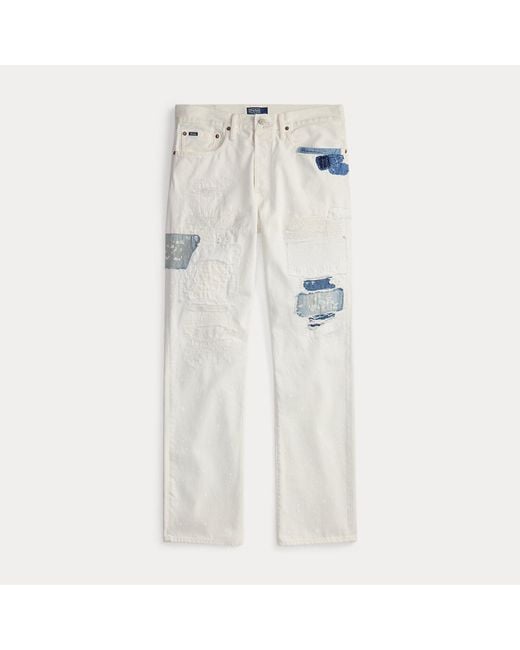 Ralph Lauren Natural Heritage Straight Distressed Jean for men