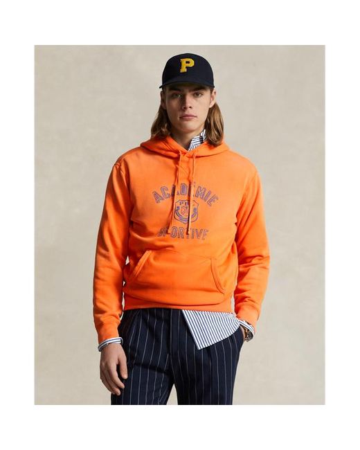 Polo Ralph Lauren Fleece Hoodie Met Print in het Orange voor heren