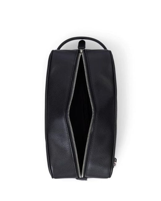 Polo Ralph Lauren Black Saffiano Leather Travel Case for men