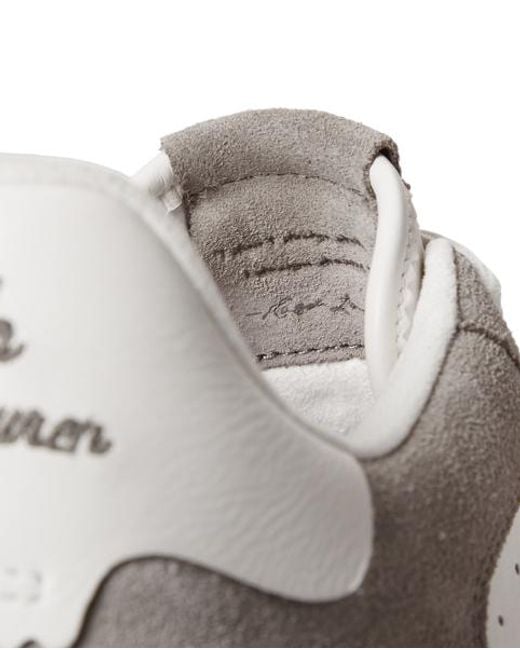 Polo Ralph Lauren White Masters Court Leather-Suede Trainer for men