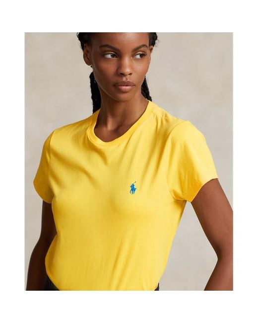 Polo Ralph Lauren Katoenen Jersey T-shirt Met Ronde Hals in het Multicolor