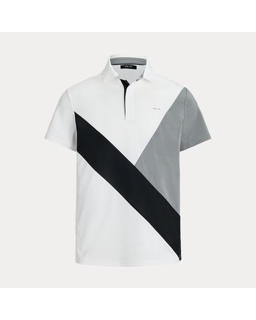 Ralph Lauren Gray Tailored Fit Performance Polo Shirt for men