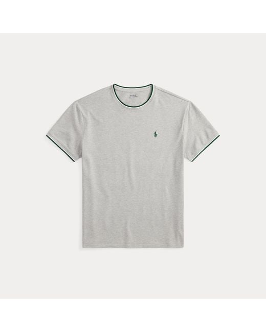 Polo Ralph Lauren Gray Classic Fit Stretch Mesh T-Shirt for men