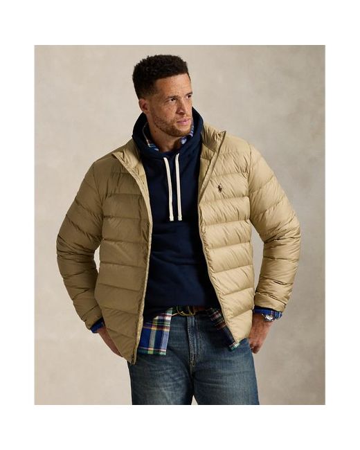 Taglie Plus - La giacca Colden ripiegabile in piumino di Polo Ralph Lauren in Blue da Uomo