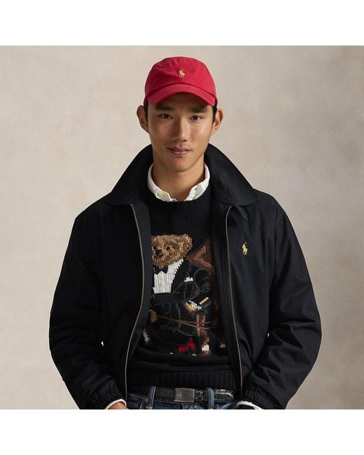 Polo Ralph Lauren Black Bayport Cotton Poplin Jacket for men