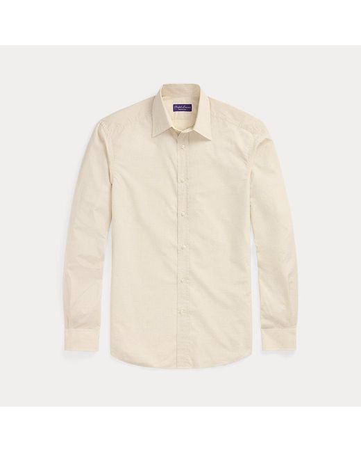 Ralph Lauren Natural Micro-tattersall Shirt for men