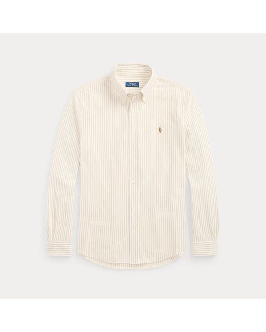 Polo Ralph Lauren Natural Striped Knit Oxford Shirt for men
