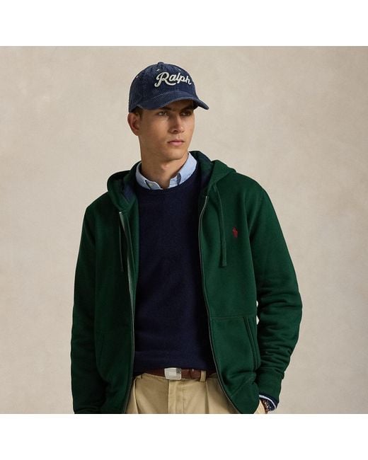 Polo Ralph Lauren Green The Rl Fleece Full-Zip Hoodie for men