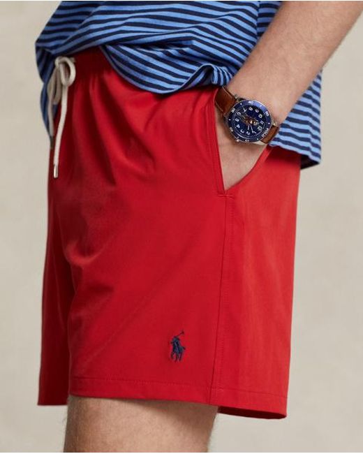 Polo Ralph Lauren Blue 14.5 Cm Traveller Classic Swimming Trunk for men