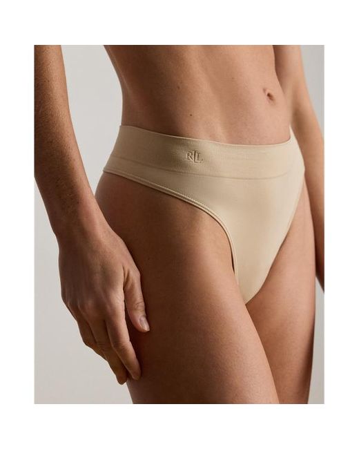Perizoma in jersey stretch di Ralph Lauren in Natural