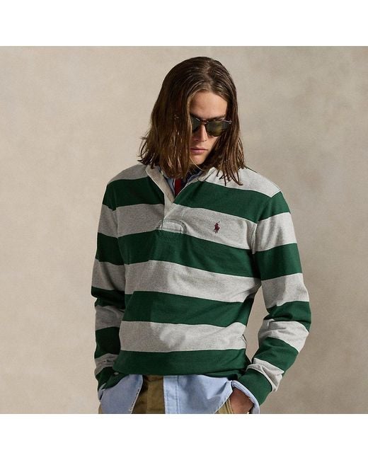 Polo Ralph Lauren Het Iconische Rugbyshirt in het Green voor heren