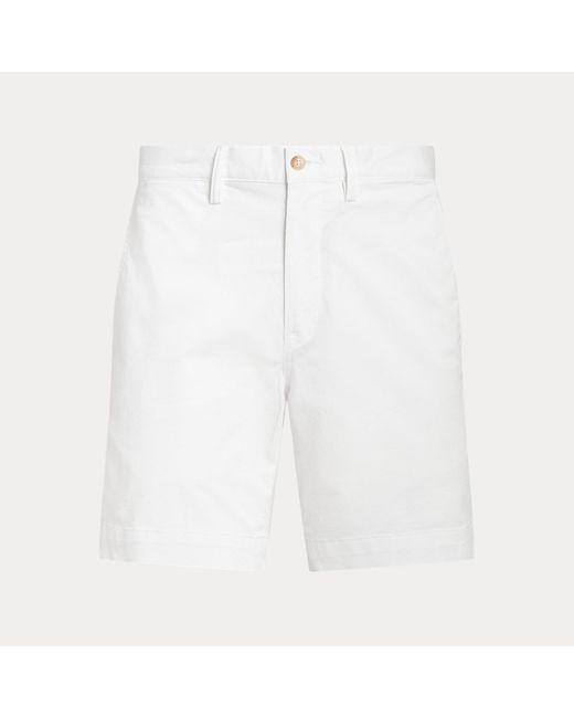 Polo Ralph Lauren Blue 23 Cm Stretch Straight Fit Chino Short for men