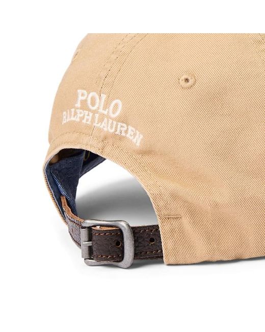 Polo Ralph Lauren Natural Polo Bear Twill Ball Cap for men