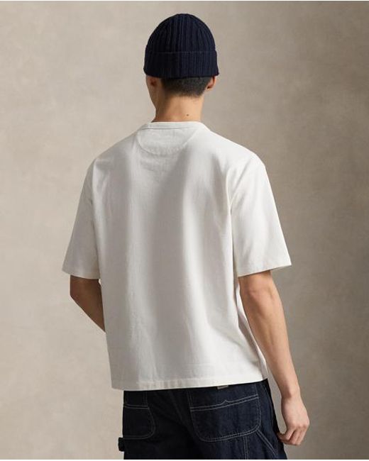 Polo Ralph Lauren Gray Relaxed Fit Jersey Crewneck T-Shirt for men