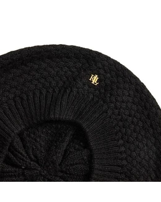 Ralph Lauren Red Ralph Lauren Basket-Knit Beret