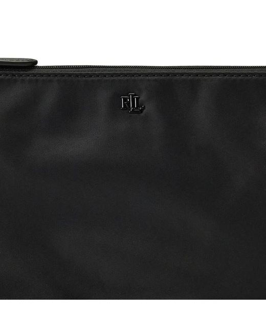 Borsa a tracolla Landyn media in nylon di Ralph Lauren in Black
